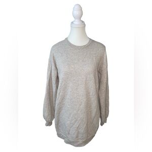 Aritizia Babaton - Oversized Longline Marled Crewneck Sweater